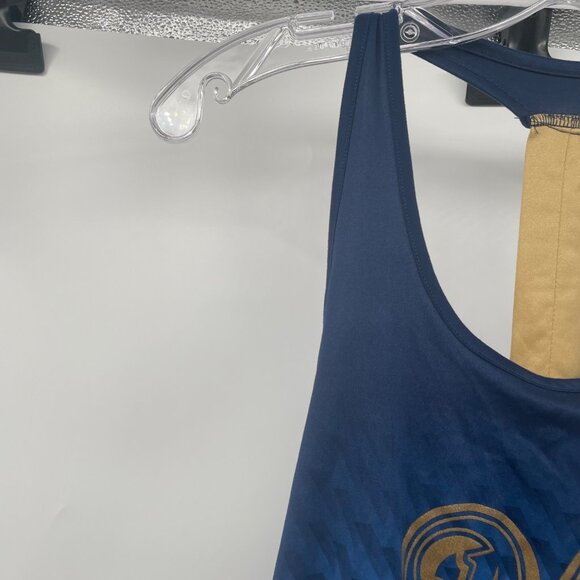 Majestic Cool Base Womens Milwaukee Brewers Tank Top Racerback Blue/Multi Small - Picture 5 of 9